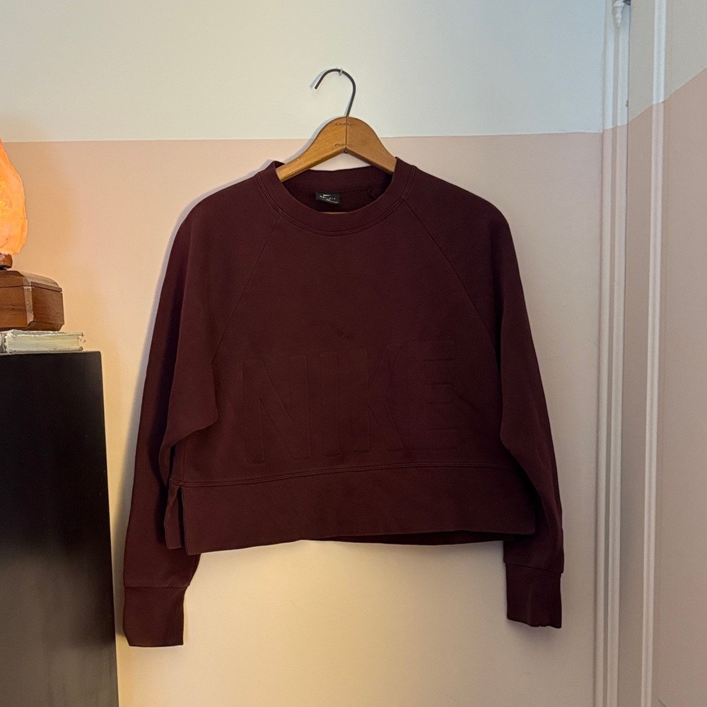 Nike Women's Dark Red Sweatshirt